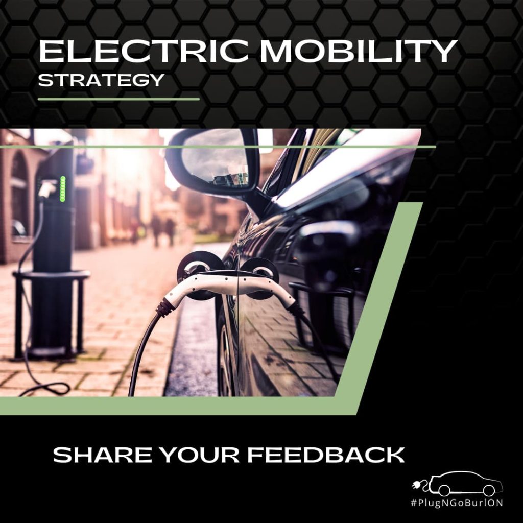 Electric mobility survey graphic.